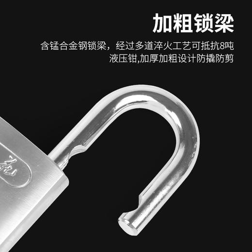 【多型号】大圆角叶片锁非不锈钢挂锁储物柜锁学生宿舍锁防盗子母锁/个 商品图2