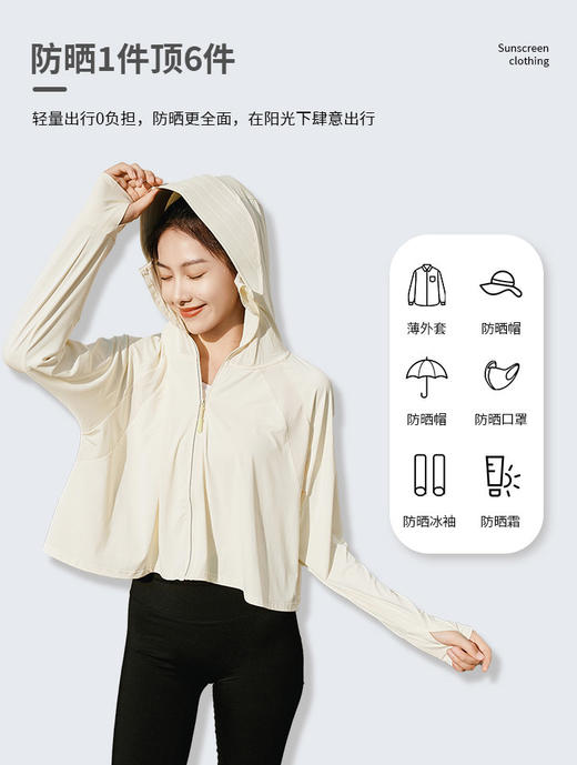 小仙女们的理想“型”防晒❗Be of ①heart春夏王牌凉感透气防晒衣 触肤凉爽 商品图0