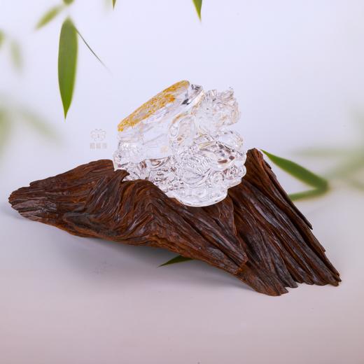 【龙龟赐福】白水晶龙龟摆件  ZX2505266 商品图1