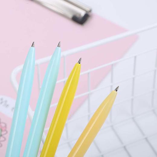 学生按动中性笔韩版少女心卡通按压水笔可爱清新办公文具签字笔笔头0.5mm 8g/支 商品图3