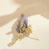 铜布艺胸针 西子/【薰衣草之翼】蝴蝶镶钻花枝环保铜胸针/SSBOY006 商品缩略图2