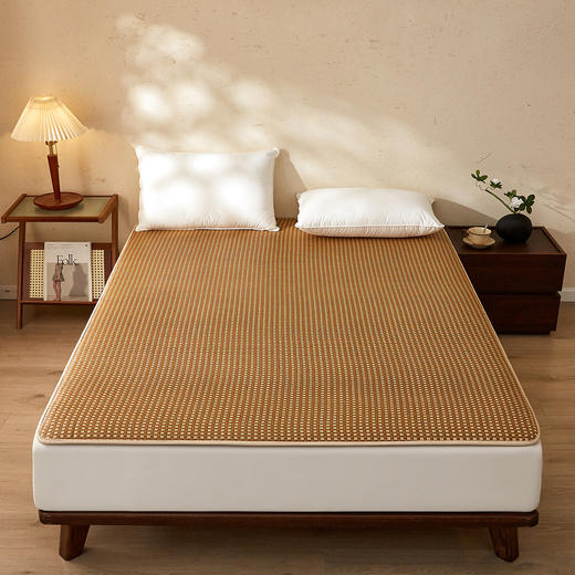 😎【双面可用 酷暑必备】多功能四季款加厚双面两用冰藤席软垫🥰 这款藤席是你很好的选择，🔥用料天然，健康环保！ ✅ 冰藤面料，光滑无毛刺，夏季清凉不黏腻☺️，瞬间降温 凉而不冰 一席多用！ 商品图6