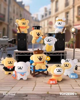 【样品】Maltese 线条小狗 人生剧场 8只/盒 盲盒