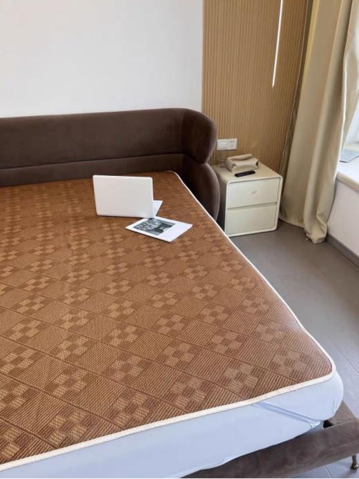 😎【双面可用 酷暑必备】多功能四季款加厚双面两用冰藤席软垫🥰 这款藤席是你很好的选择，🔥用料天然，健康环保！ ✅ 冰藤面料，光滑无毛刺，夏季清凉不黏腻☺️，瞬间降温 凉而不冰 一席多用！ 商品图2