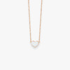 北京仓｜Vanrycke-Emoji-18K玫瑰金 心形 白色 珐琅 项链［法国设计师］ 商品缩略图1