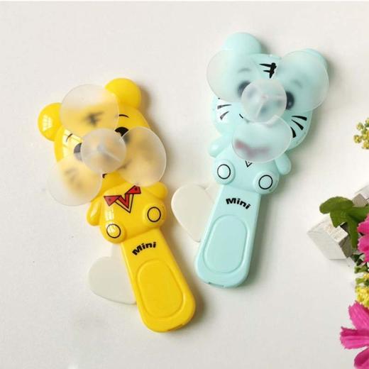 卡通手压小风扇手持手动便携式随身迷你风扇可爱学生儿童玩具 40g 商品图3