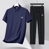 疯抢中！！【金莱克·男士速干运动套装】凉感POLO衫短袖+冰感速干长裤 透气吸汗 舒适轻盈 运动更佳 商品缩略图0
