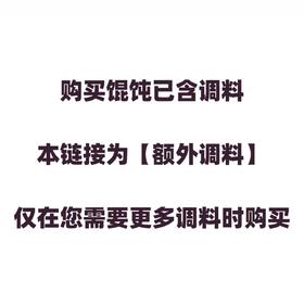 【单拍不发货 需和馄饨一起下单】馄饨料包