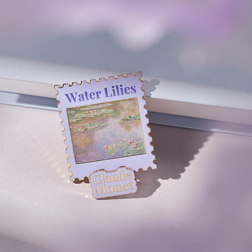 波士顿美术博物馆睡莲冰箱贴立牌金属复古高级感个性文创创意礼物 商品图1