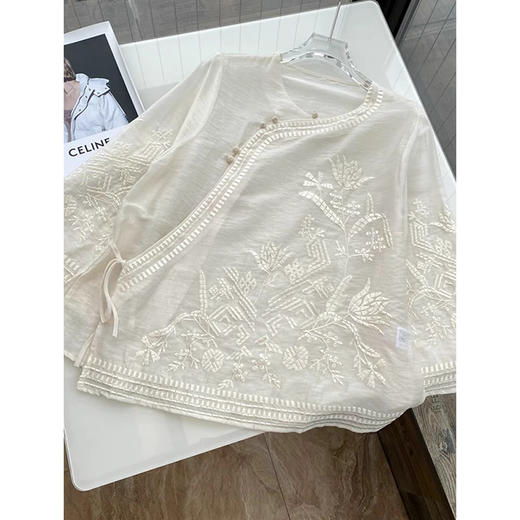 裁缝学苑AS517新中式国风斜襟盘扣衬衫短裤套装纸样女装小衫裤子两件套样板 商品图1