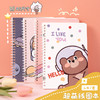 豚门日常可爱A5线圈本加厚横线本学生笔记本记事本子/本(图案随机) 商品缩略图0