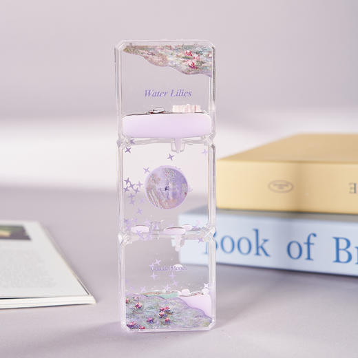 波士顿美术博物馆大师系列莫奈睡莲流油沙漏摆件 商品图2