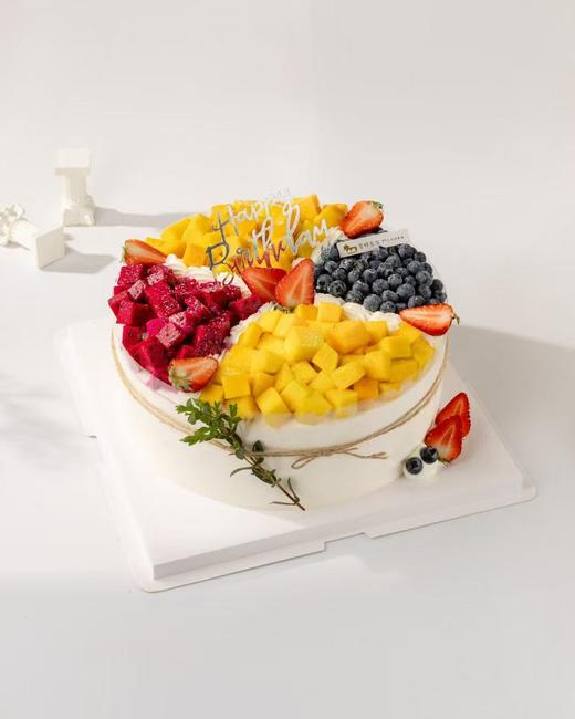 缤纷水果生日蛋糕（百分百进口动物奶油） 商品图0