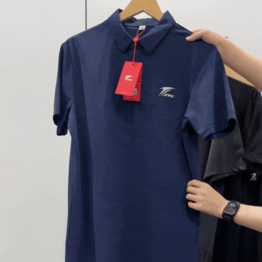 疯抢中！！【金莱克·男士速干运动套装】凉感POLO衫短袖+冰感速干长裤 透气吸汗 舒适轻盈 运动更佳 商品图2