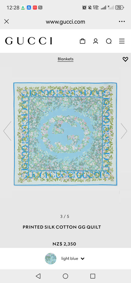 GG夏被。粉色 蓝色。自己备注颜色 商品图1