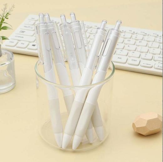 高颜值黑色红色学生考试办公签字专用笔中性笔速干不断墨刷题笔 1支 商品图2