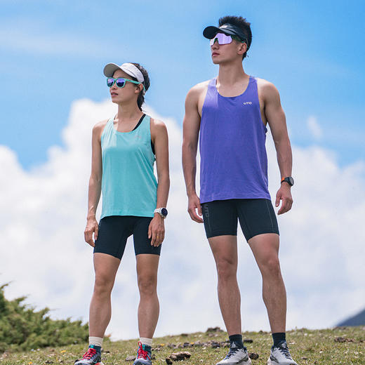 UTO/悠途向氢轻量运动背心男女款夏季无袖圆领马拉松跑步速干背心
 商品图1