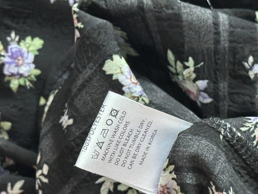 韩国CHOI小众设计感百搭减龄番茄短袖T恤+碎花半裙 商品图10