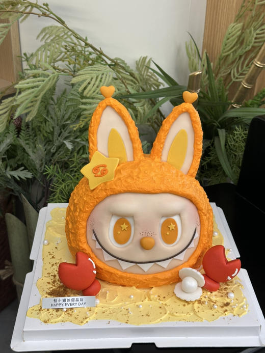 巨蟹座拉布布定制蛋糕，提前3天以上预定，照片均为手机实物拍照 商品图6