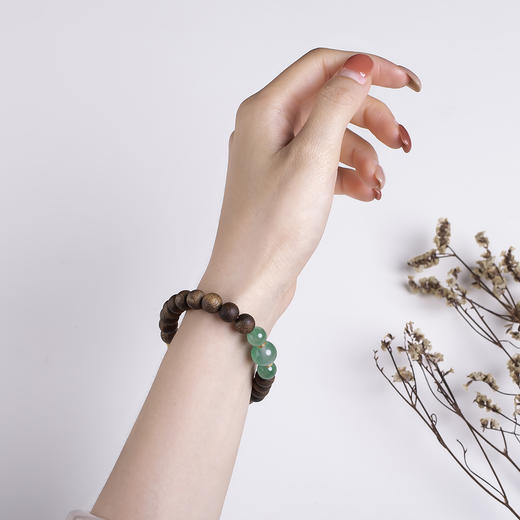 xy0441沉香+非洲翠莲蓬手串 商品图8