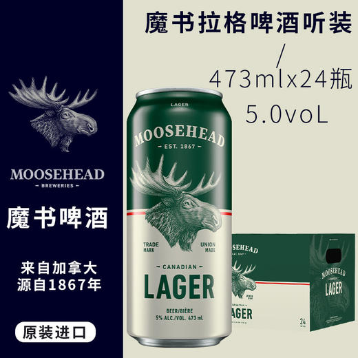 加拿大魔书拉格啤酒大麦啤酒 500ml*24罐 5.0%vol 商品图1