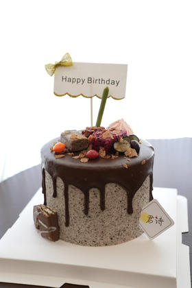 4英寸奥利奥巧克力淋面