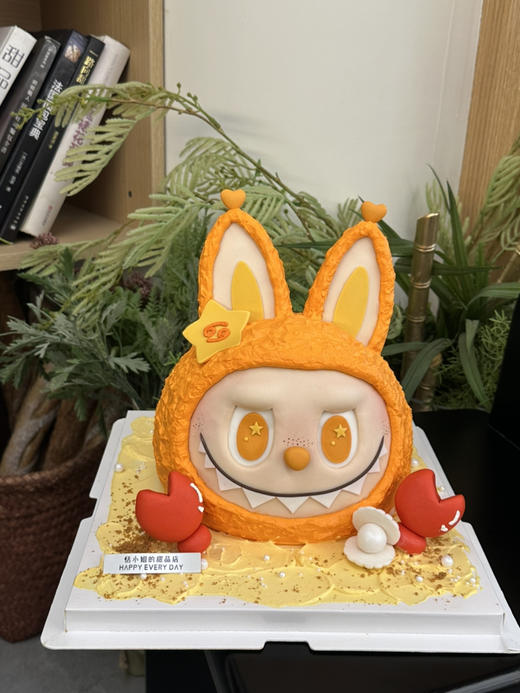 巨蟹座拉布布定制蛋糕，提前3天以上预定，照片均为手机实物拍照 商品图2