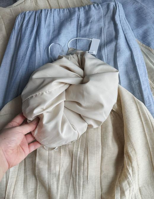 无袖A字上衣+宽松直筒半身裙 商品图9