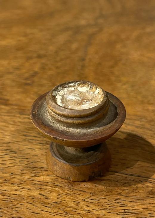 黄杨木雕琢火珠形供佛香盒，顺丰包邮 商品图3