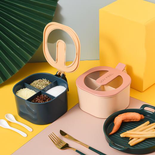 一体式四分格调味盒 商品图0