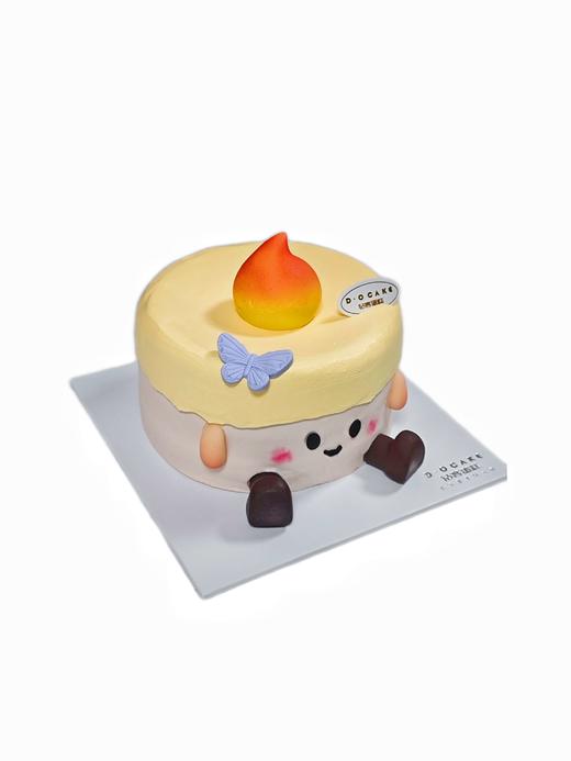 “快乐小火苗”蛋糕，配饰是巧克力装饰，提前5小时预定 商品图0