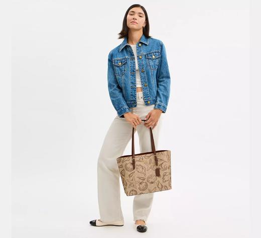 好折！Coach 海滩风拉链托特包 大号￥1850 迷你￥1250直邮到手 商品图7