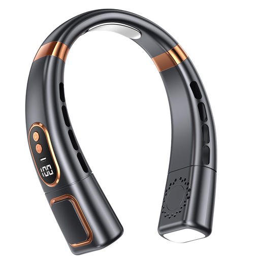 新款便携式挂脖风扇 "🔥1秒降温15°C！36小时续航+五档劲风，随身小空调，这个夏天就靠它了❄️" 商品图4