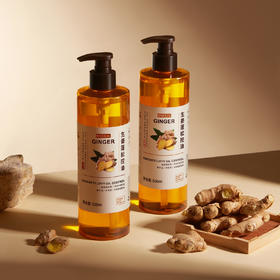 生姜香氛蓬松控油洗发水500ml去屑止痒控油蓬松洗发露