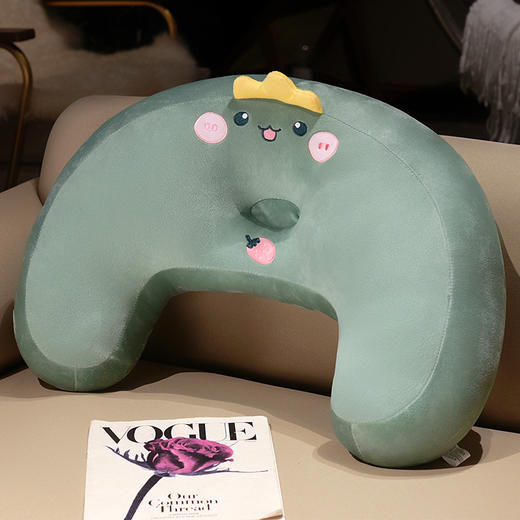 自然醒卡通追剧手游垫枕女生睡觉抱枕座椅沙发护腰靠枕拥抱式午睡枕QYL 商品图1