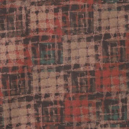 T3774夏季高级感新款男士美式多彩拼接T恤时尚格子短袖T恤圆领百搭上衣 商品图3