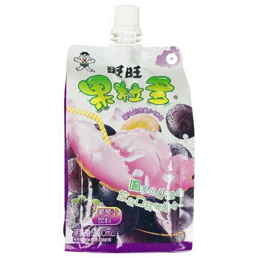 旺旺果粒多 葡萄汁饮料300ml/袋（A10-01-04） 商品图0