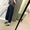 丁摩 夏季薄款哈伦休闲裤女宽松新款直筒裤子日系九分香蕉裤女裤潮5ZF-9379 商品缩略图2