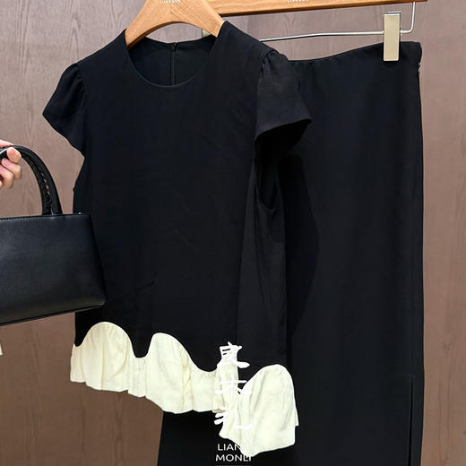 【不退不换】良木礼上衣&醋酸开叉半裙（9137&88168） 商品图4