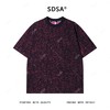 T4157SDSA夏季高级感新款男士美式磨破撞色设计圆领短袖T恤休闲时尚 商品缩略图1