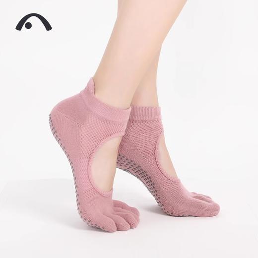 爱暇步瑜伽袜子防滑五指袜女专业普拉提防滑袜专用运动健身瑜珈袜A00WJW01-1 商品图3