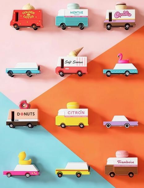 CandyCar木质手工小车--旅行系列经典先锋露营车 商品图1