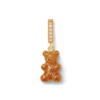 订购4周到｜CRYSTAL HAZE-Nostalgia Bear-pave-碎金小熊 吊坠（金色环扣）［挪威设计师］ 商品缩略图0