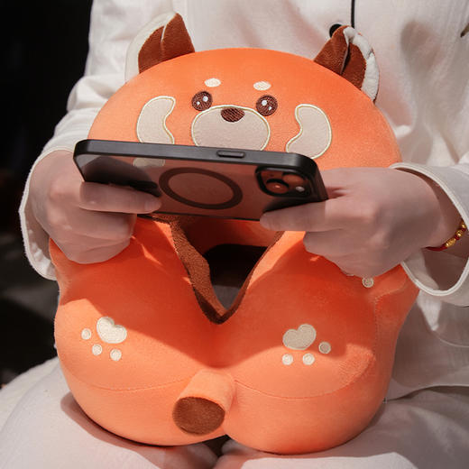 自然醒卡通冰藤凉席双面午睡枕办公室趴睡觉神器小学生儿童桌上枕头QYL 商品图12