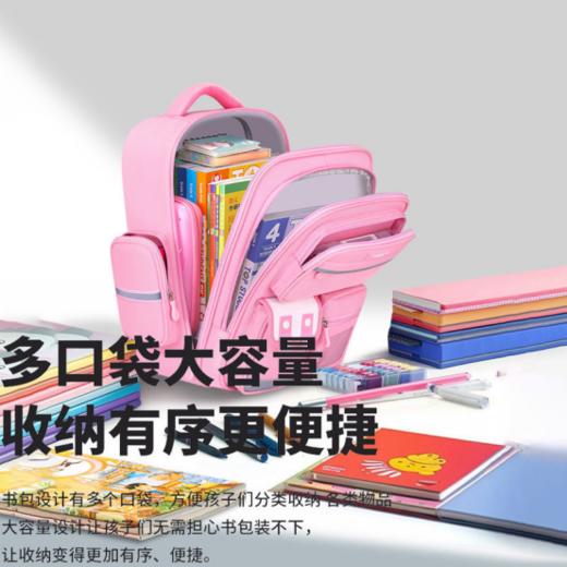 🔥外贸原单好货！升级双层加厚款，加入今年拉布布卡通元素💖，简直不要太好看~【儿童护脊书包】🖤能帮孩子减负的书包🎉脊背双护， “轻”装上阵❗ 商品图5