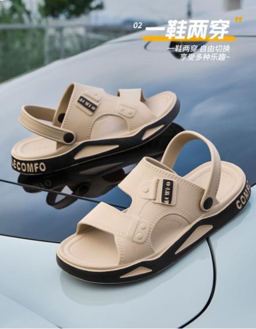 🌟夏天必备运动拖鞋❗❗😍 运动拖鞋能有多酷？【EVA男士外穿舒适运动缓震休闲沙滩鞋-0630】👍今天带你解锁一款堪称“机甲战士”的运动拖鞋，💖 居家外穿都可以！ 商品图2