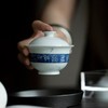 束刻/留白诗文竹影/清然盖碗弥言洒蓝釉下彩手绘盖碗手写诗文留白泡茶碗茶杯文人茶器功夫茶具 商品缩略图1