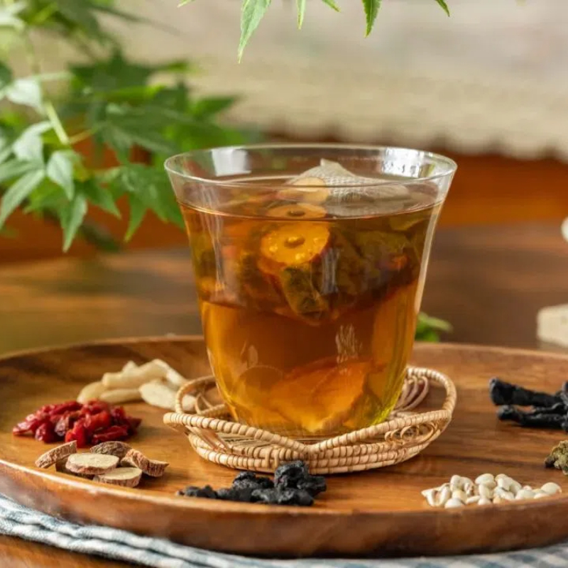 开成高儷参伴茱萸麦冬茶|三甲名医特调，8味药食同源原料，养心又养血|夏茶