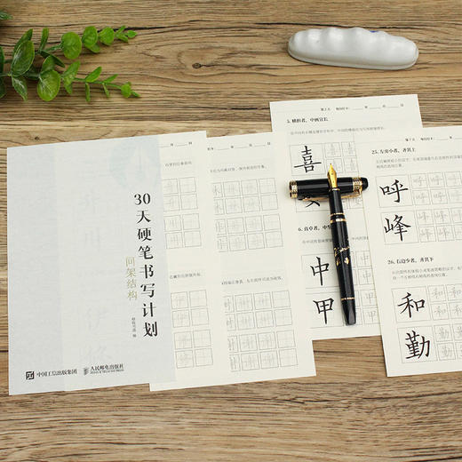 30天硬笔书写计划 间架结构 基础控笔训练书法基础临摹字帖 高频汉字 商品图1