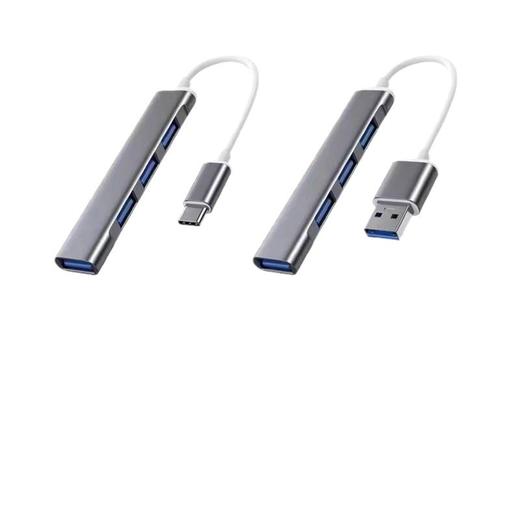 USB3.0/type-C 高速拓展坞电脑集线器车载分线器四合一HUB拓展坞/个 商品图3